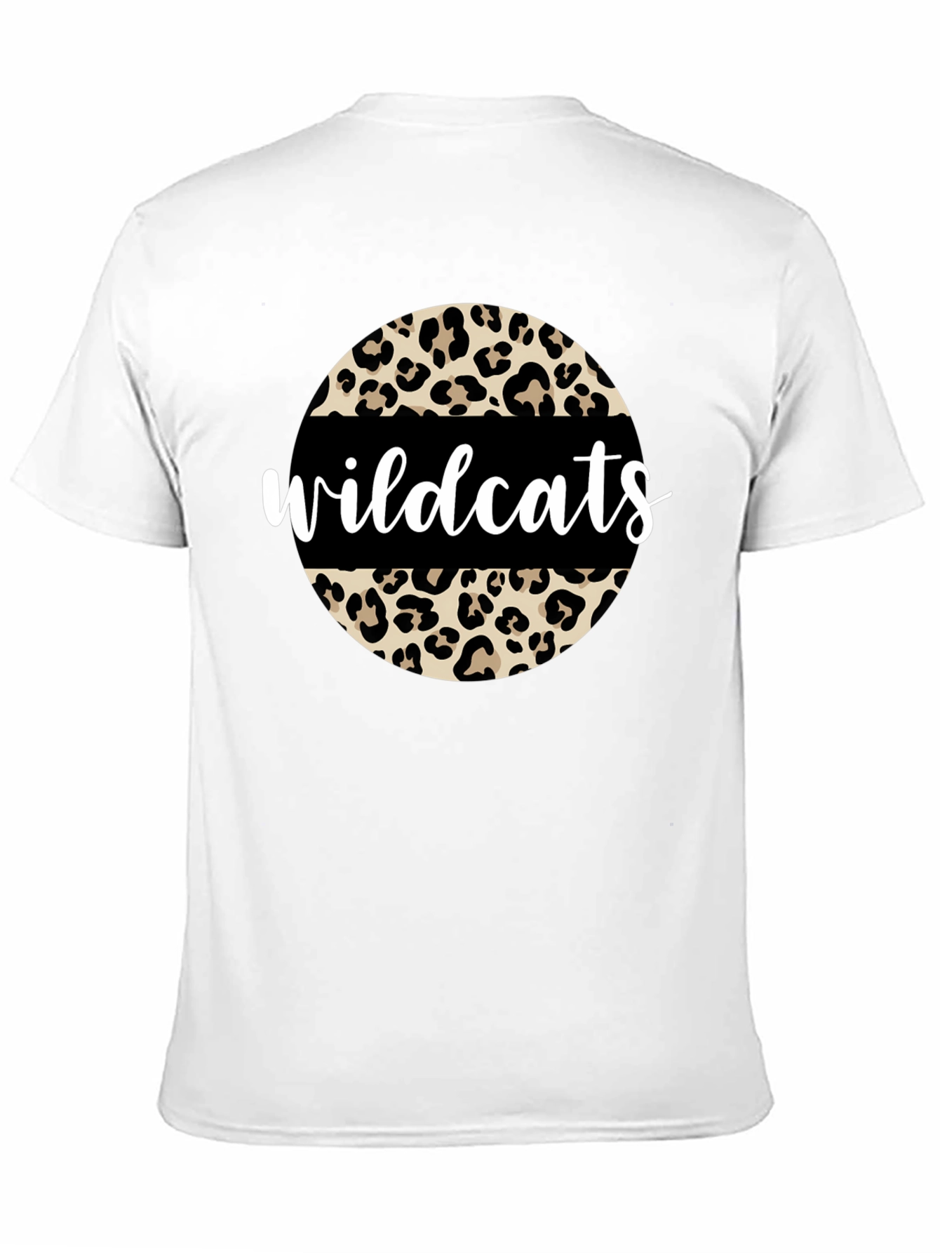 Wildcats Leopard Print Graphic T-Shirt