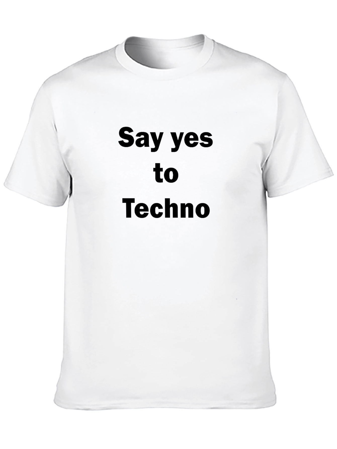 Say Yes To Techno Graphic T-Shirt