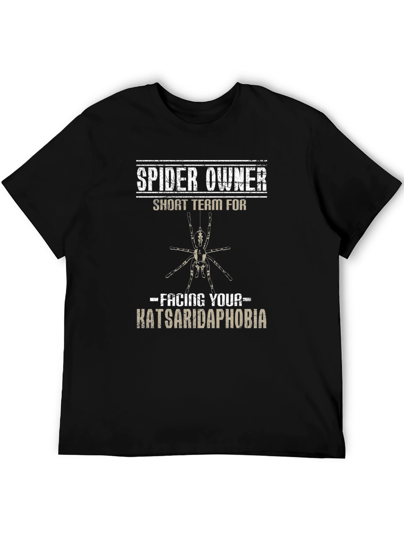Spider Owner T-Shirt - Facing Katsaridaphobia