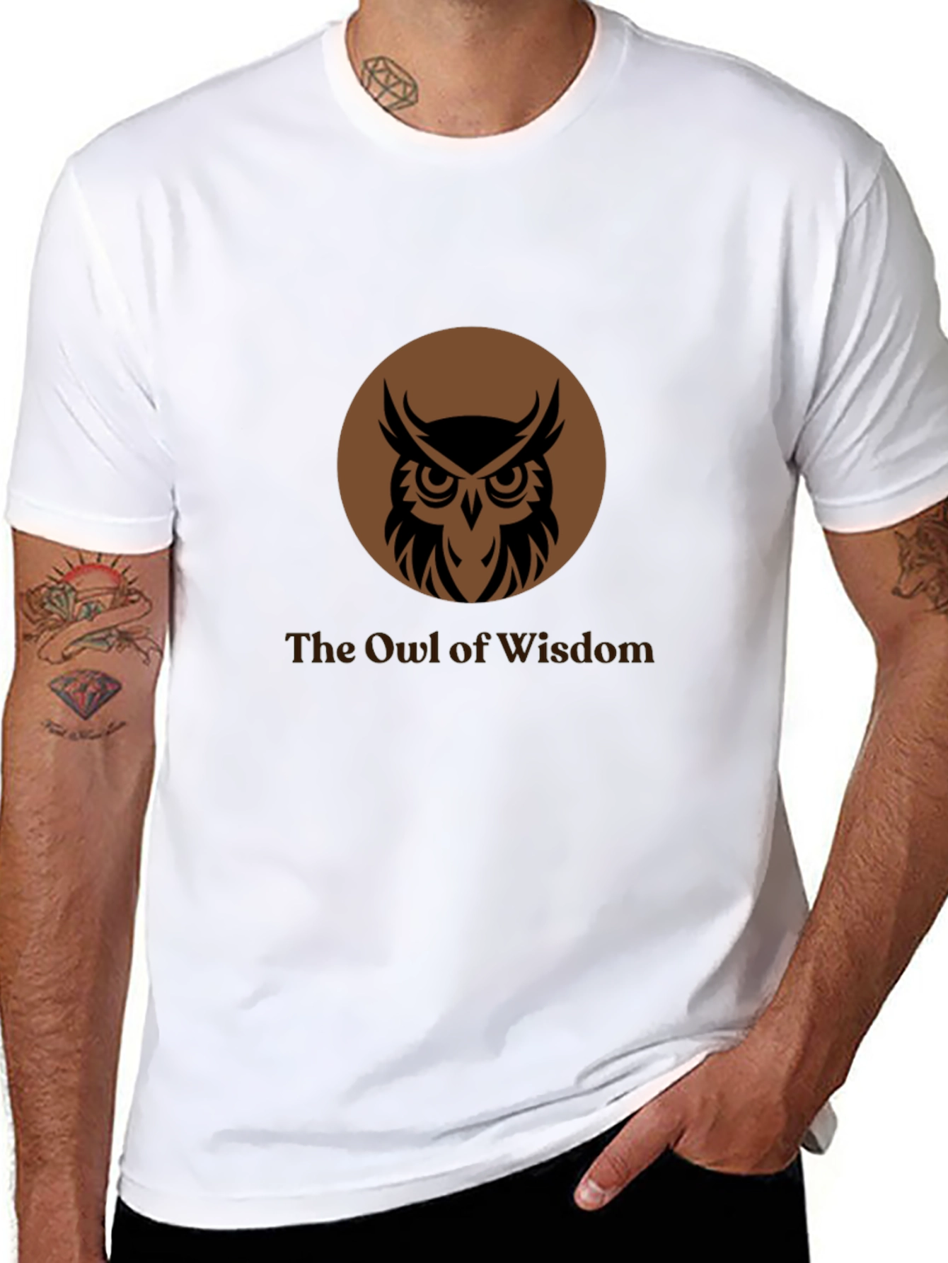 The Owl of Wisdom Graphic Tee