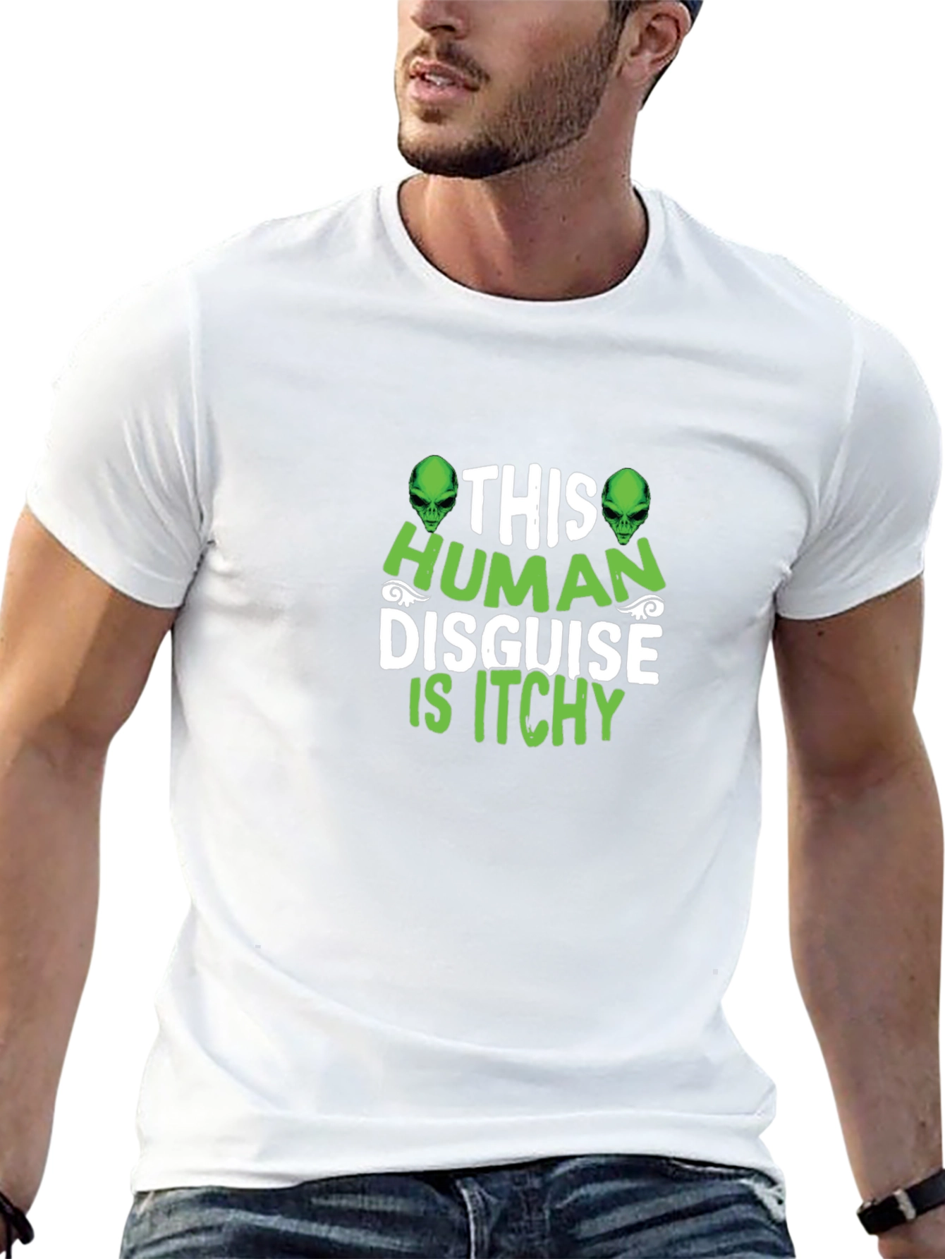 This Human Disguise Is Itchy Graphic T-Shirt