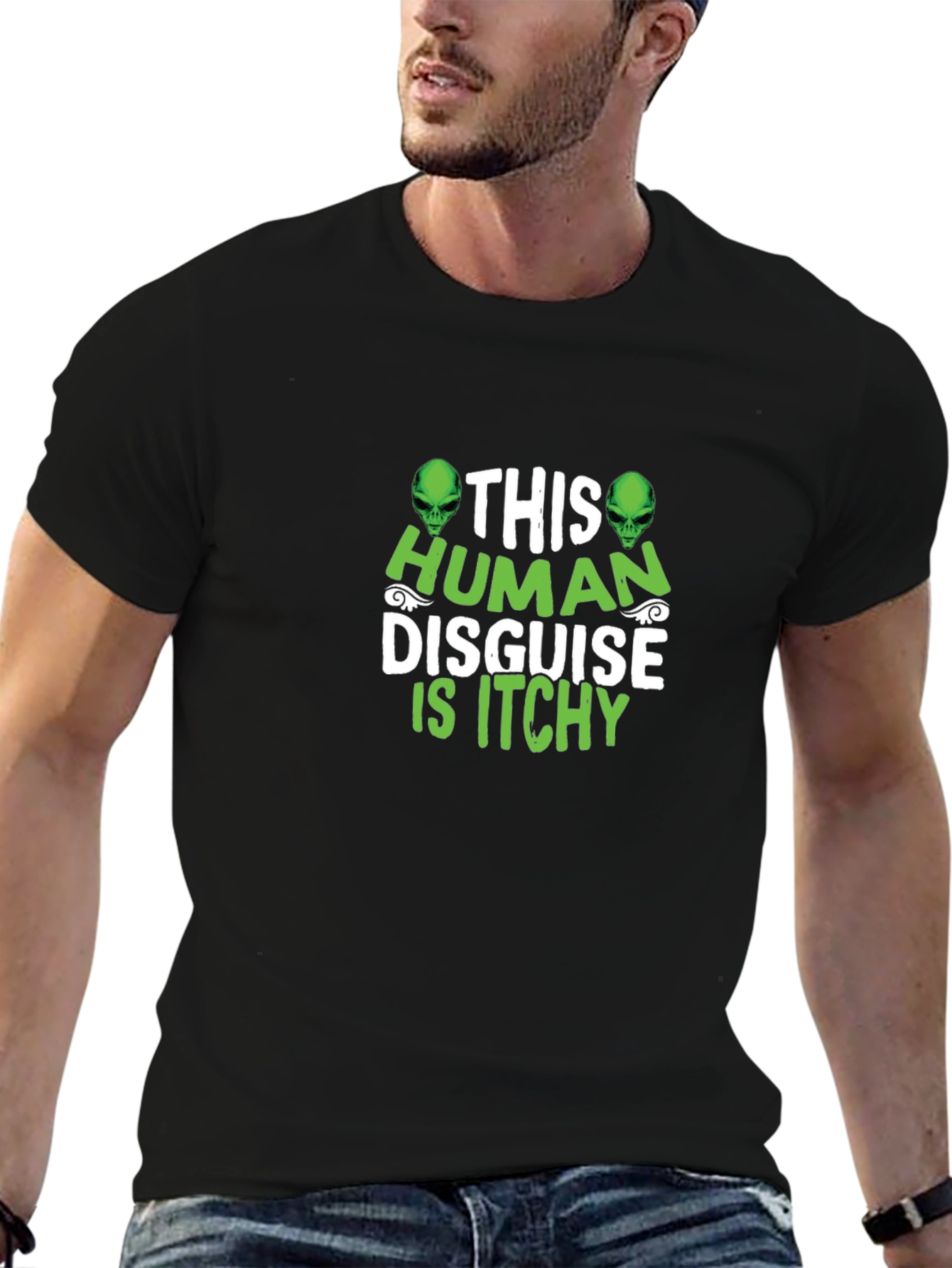 This Human Disguise Is Itchy Graphic T-Shirt