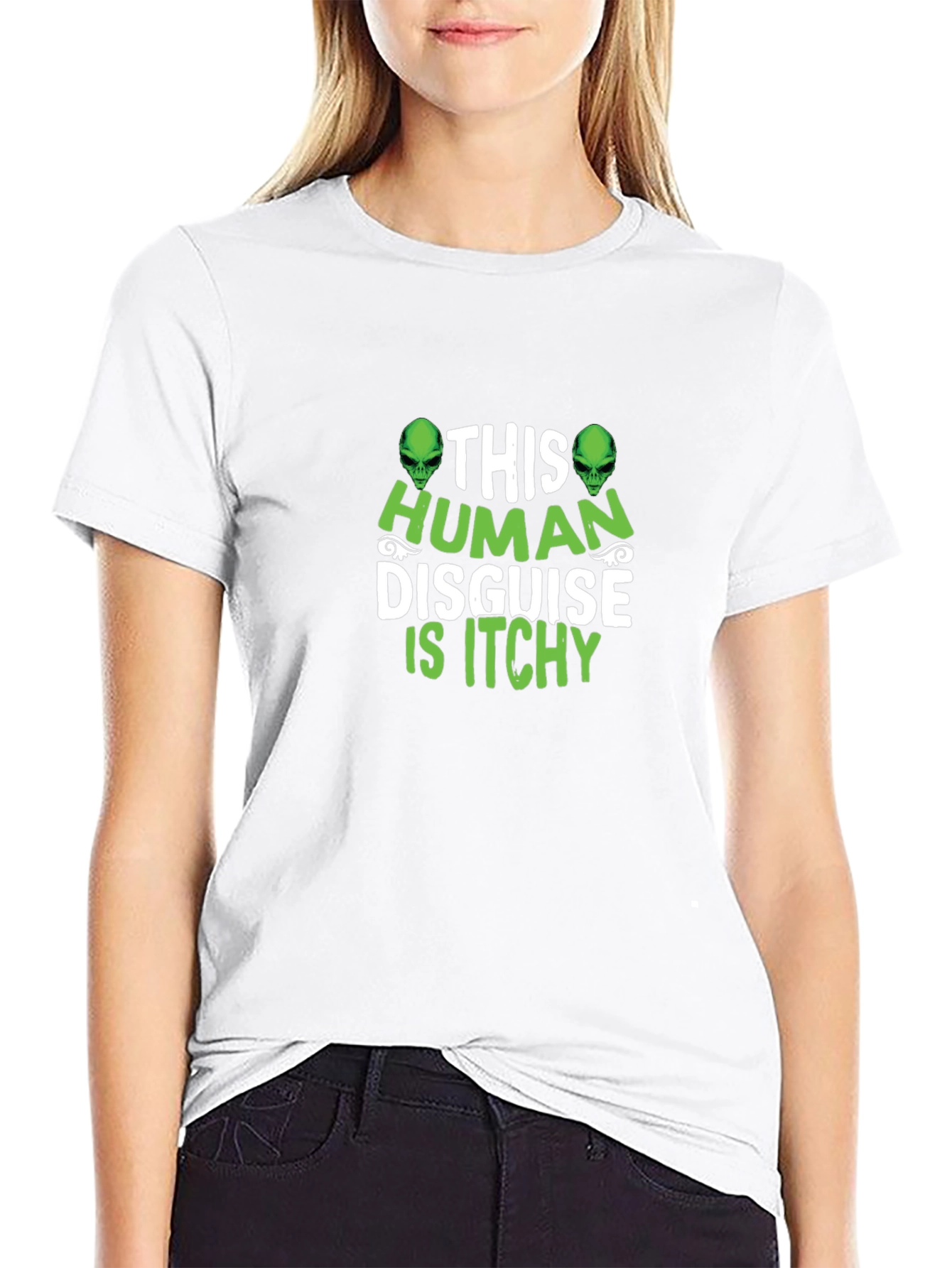 This Human Disguise Is Itchy Graphic T-Shirt