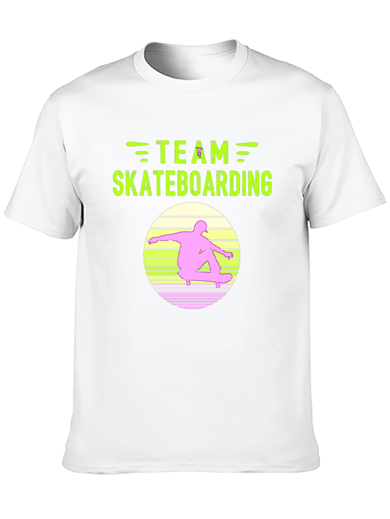 Team Skateboarding Graphic Tee - Black