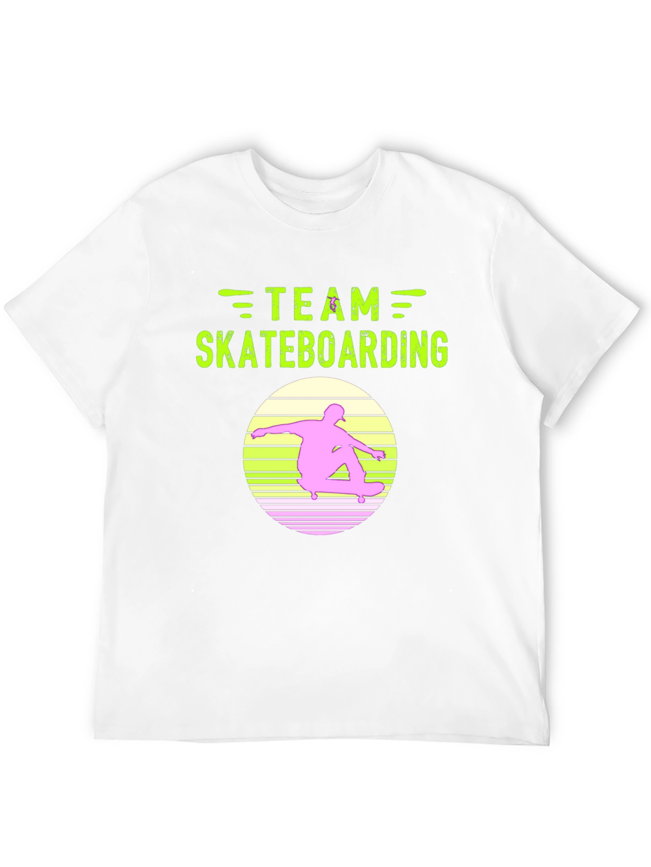 Team Skateboarding Graphic Tee - Black