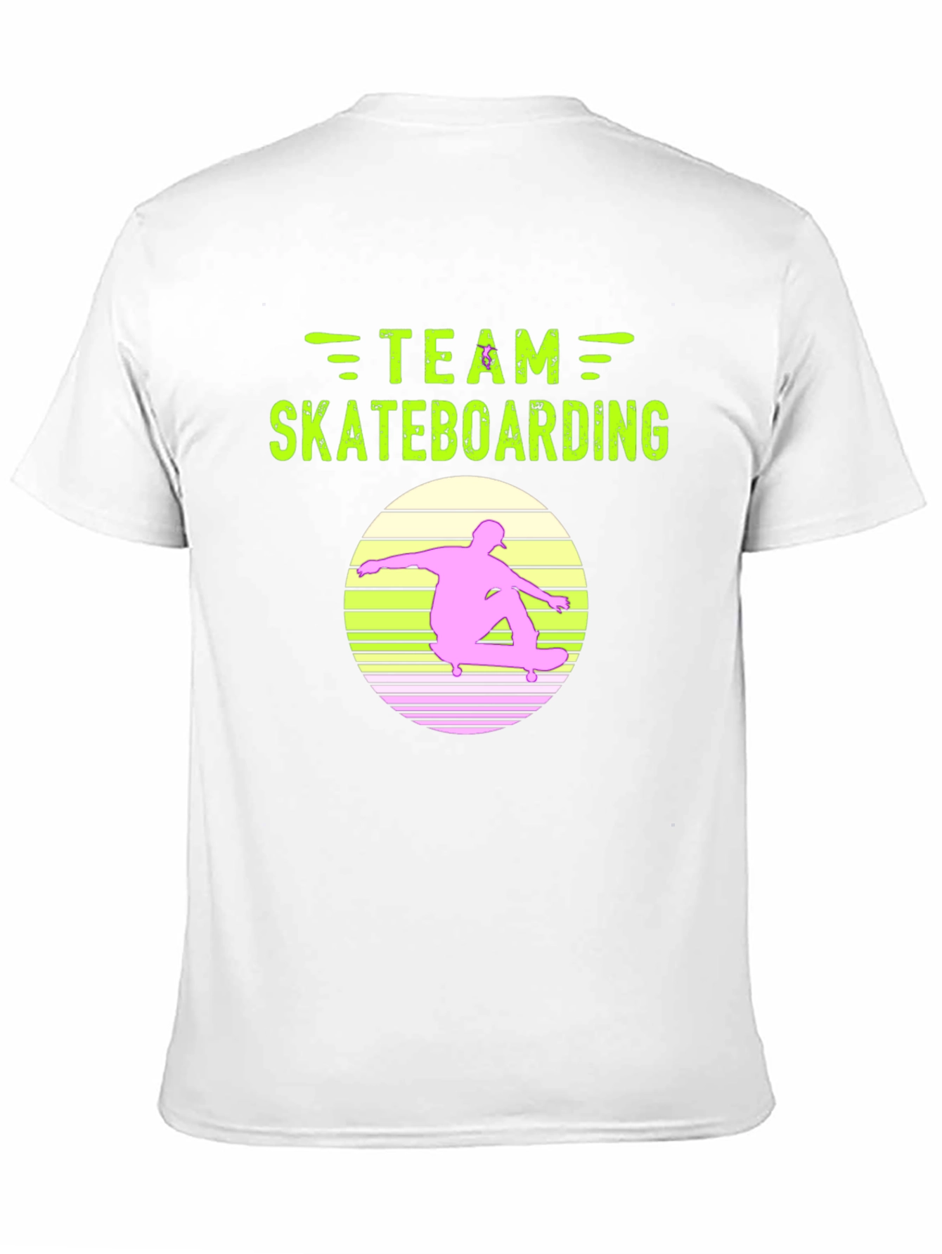 Team Skateboarding Graphic Tee - Black