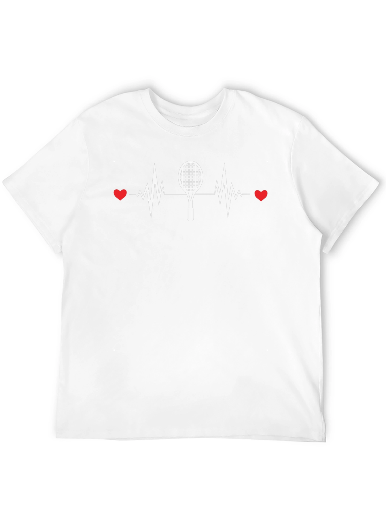Tennis Heartbeat T-Shirt - Passion for Tennis!