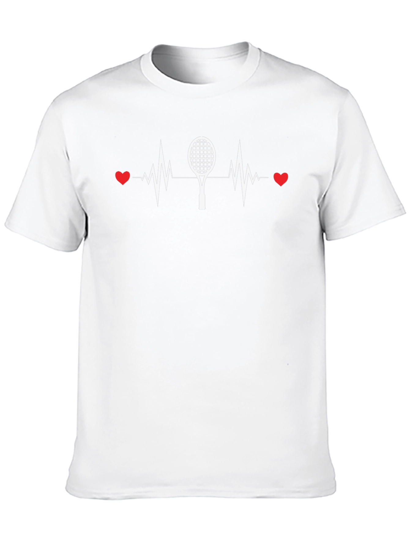 Tennis Heartbeat T-Shirt - Passion for Tennis!