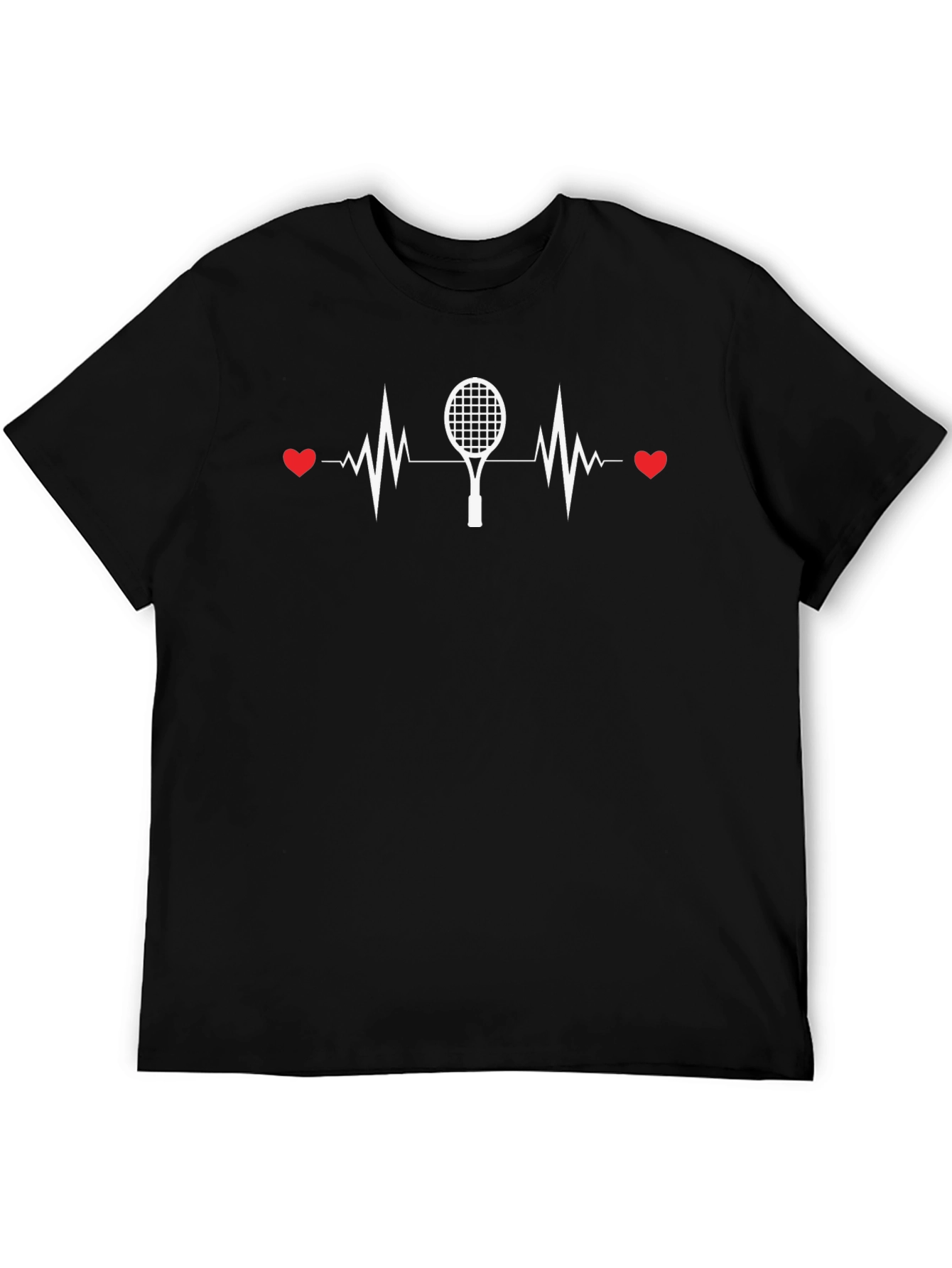 Tennis Heartbeat T-Shirt - Passion for Tennis!