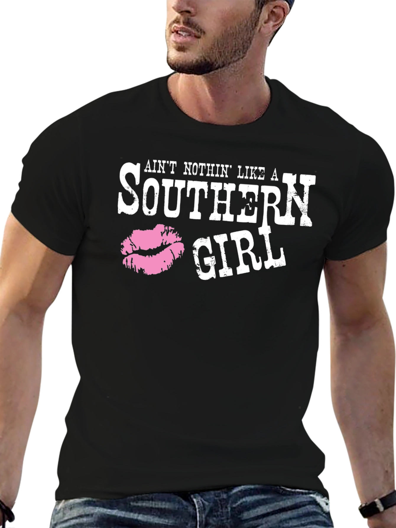Southern Girl Black Graphic Tee