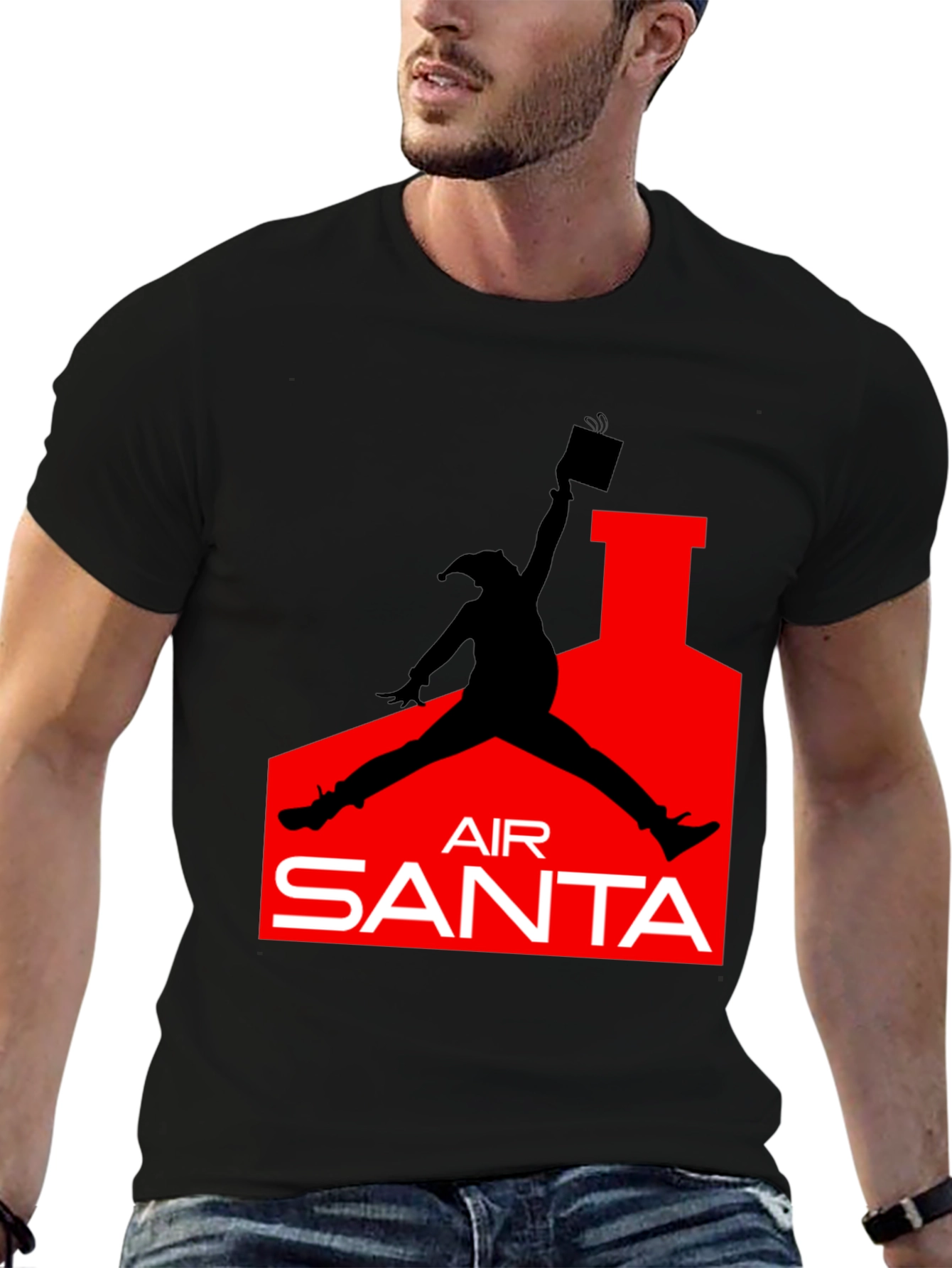 Air Santa T-Shirt - Holiday Christmas Fun