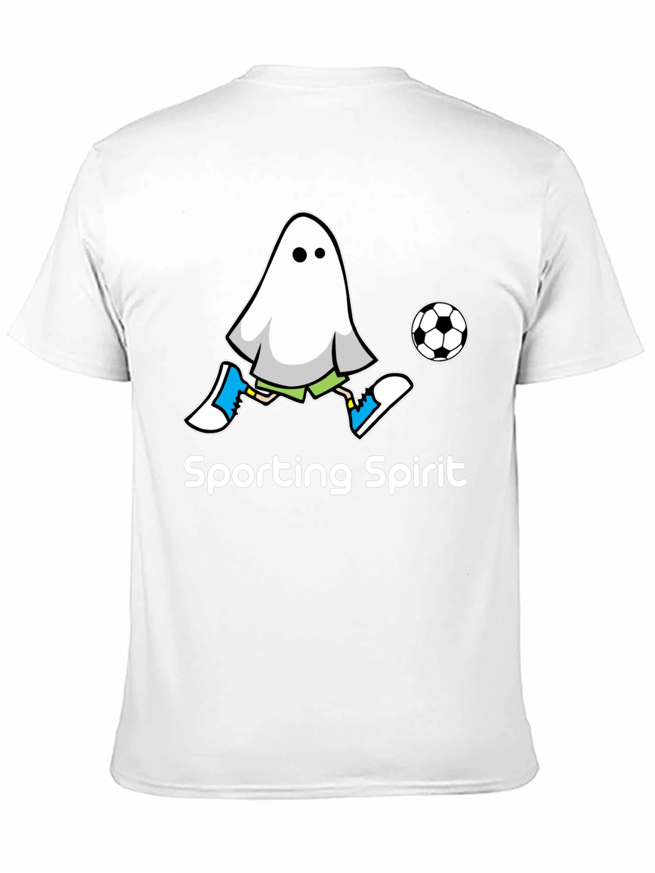 Sporting Spirit Ghost Soccer T-Shirt