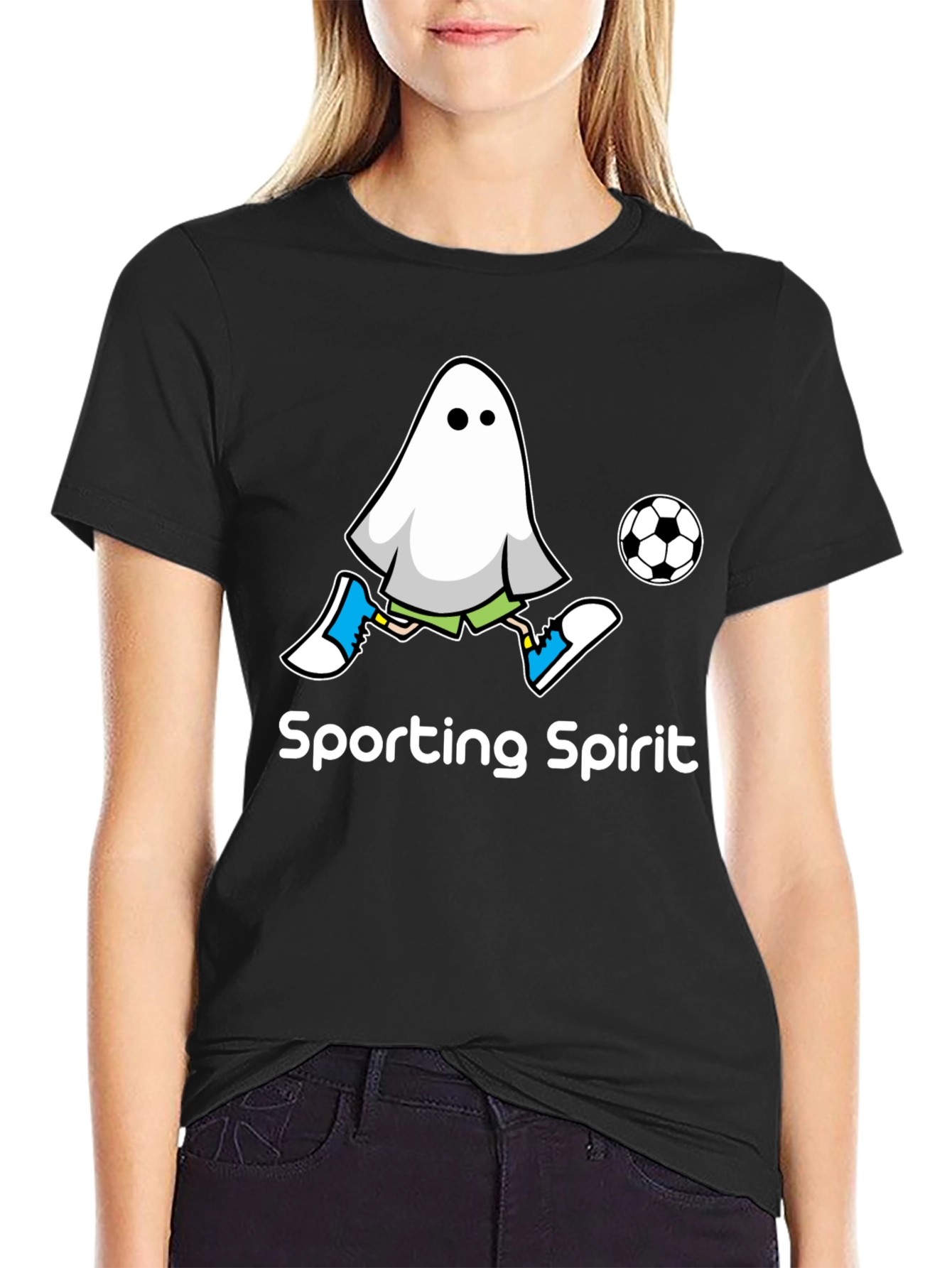 Sporting Spirit Ghost Soccer T-Shirt