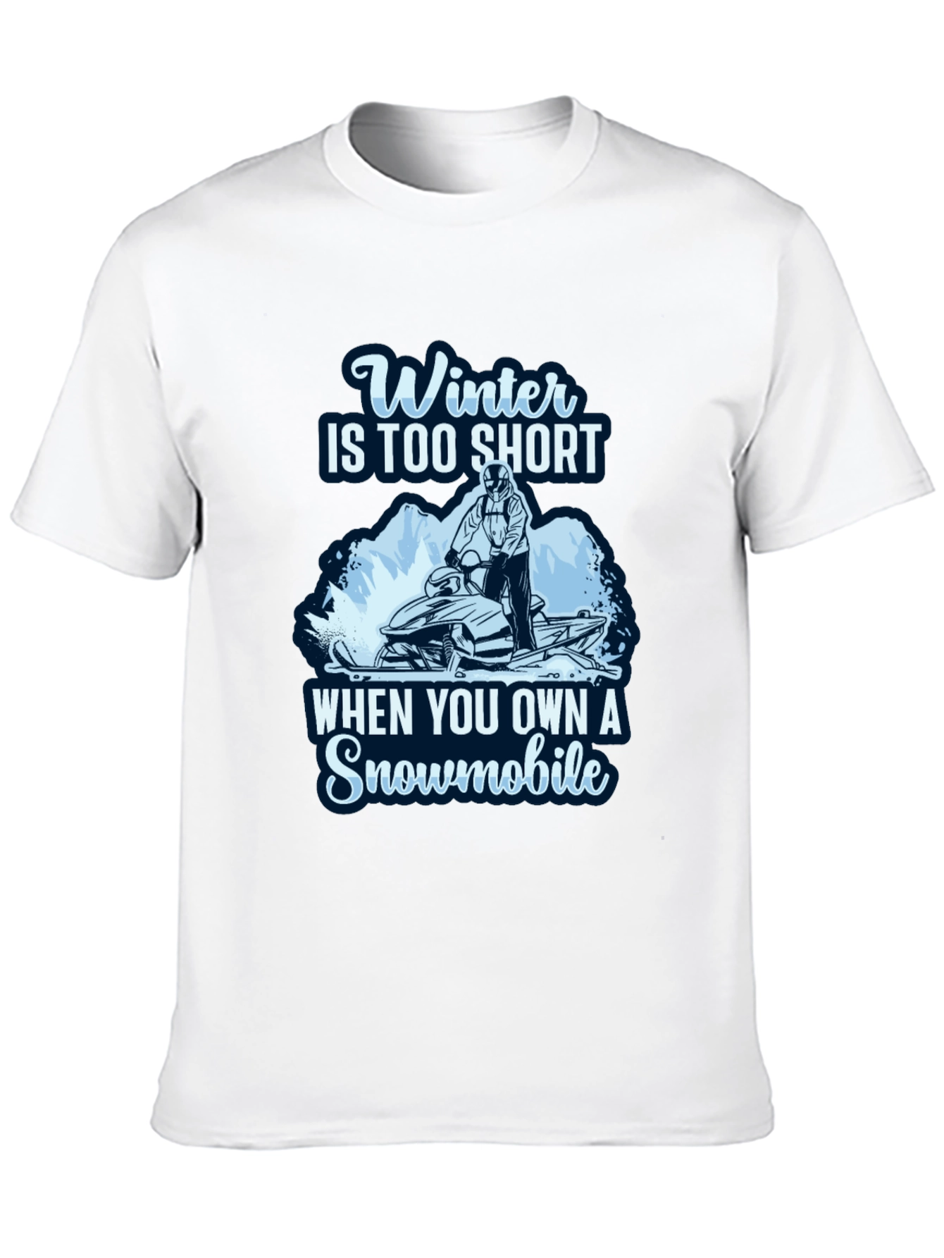 Winter Snowmobile T-Shirt