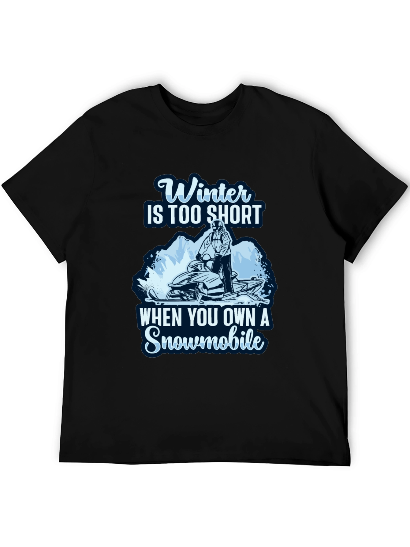 Winter Snowmobile T-Shirt