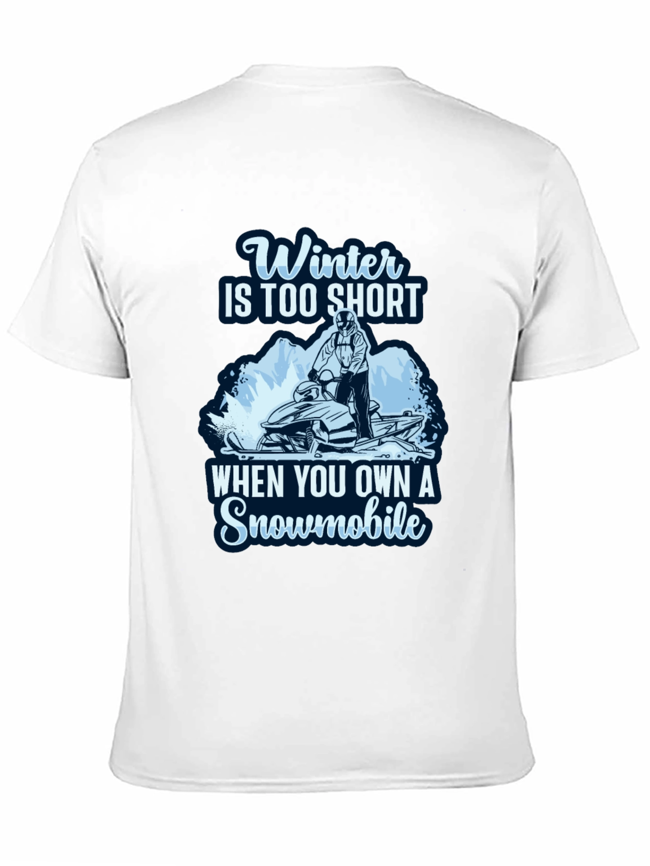 Winter Snowmobile T-Shirt