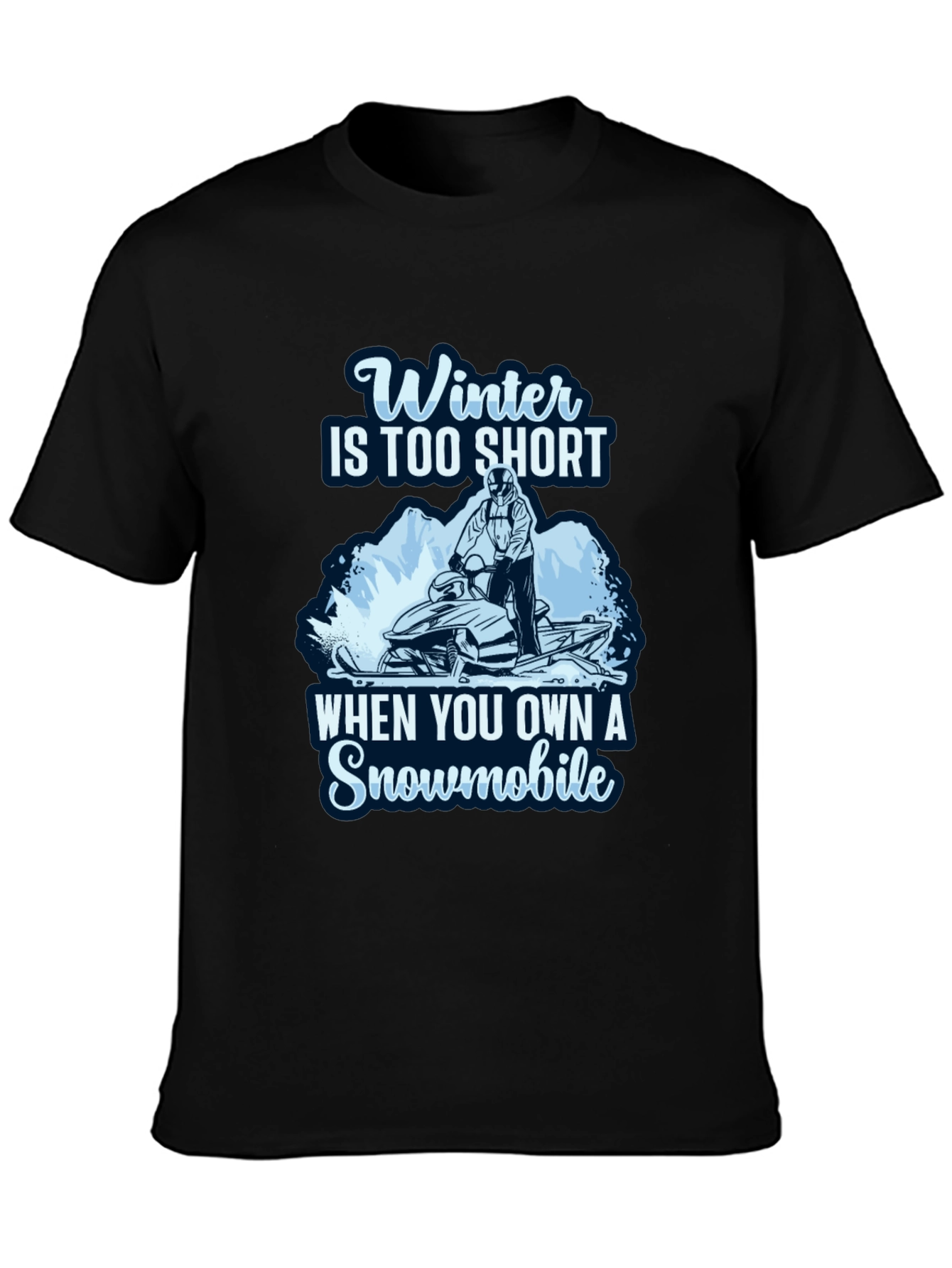 Winter Snowmobile T-Shirt