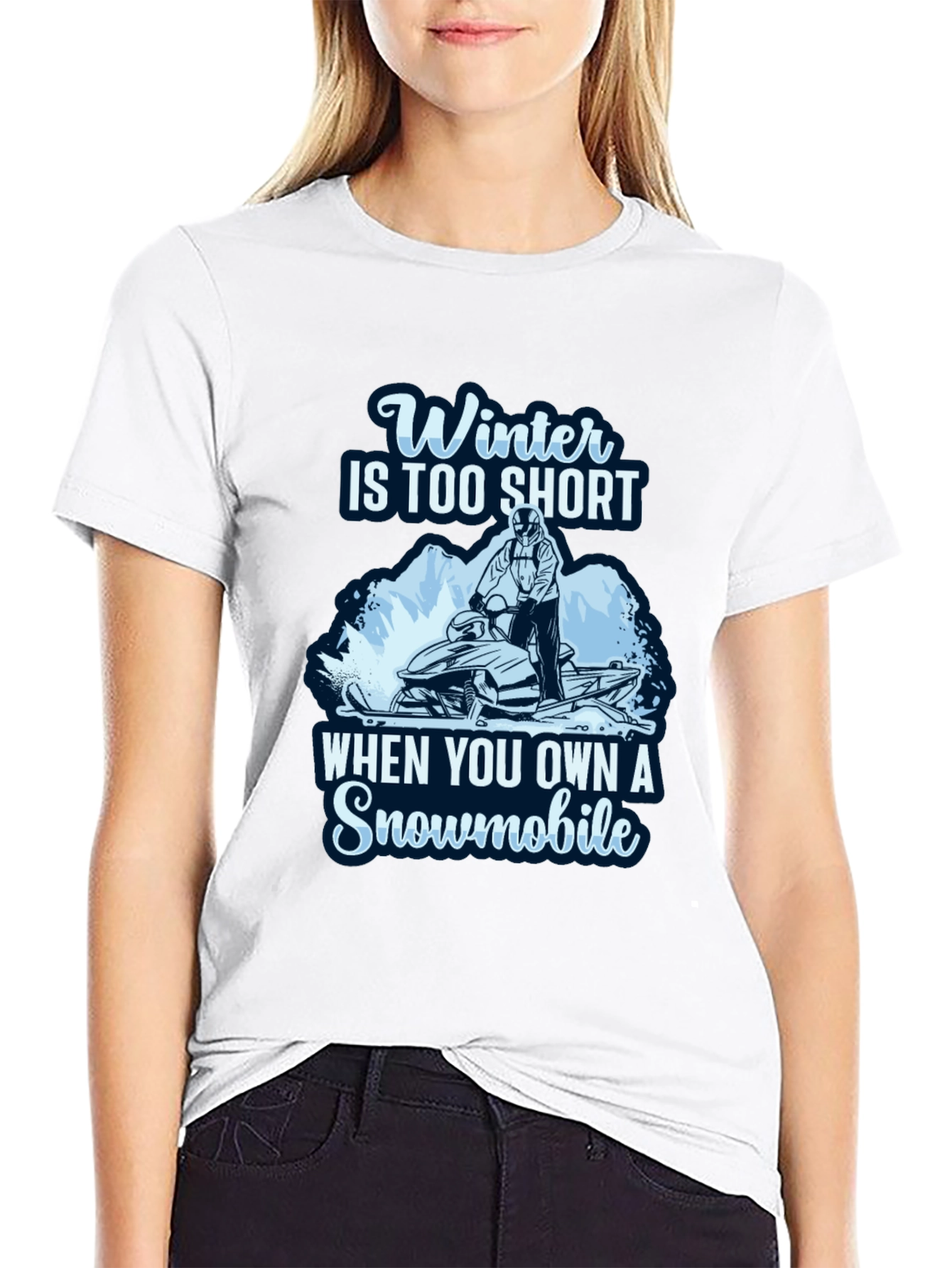 Winter Snowmobile T-Shirt
