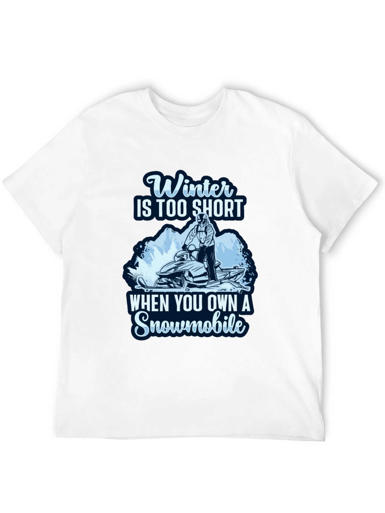 Winter Snowmobile T-Shirt