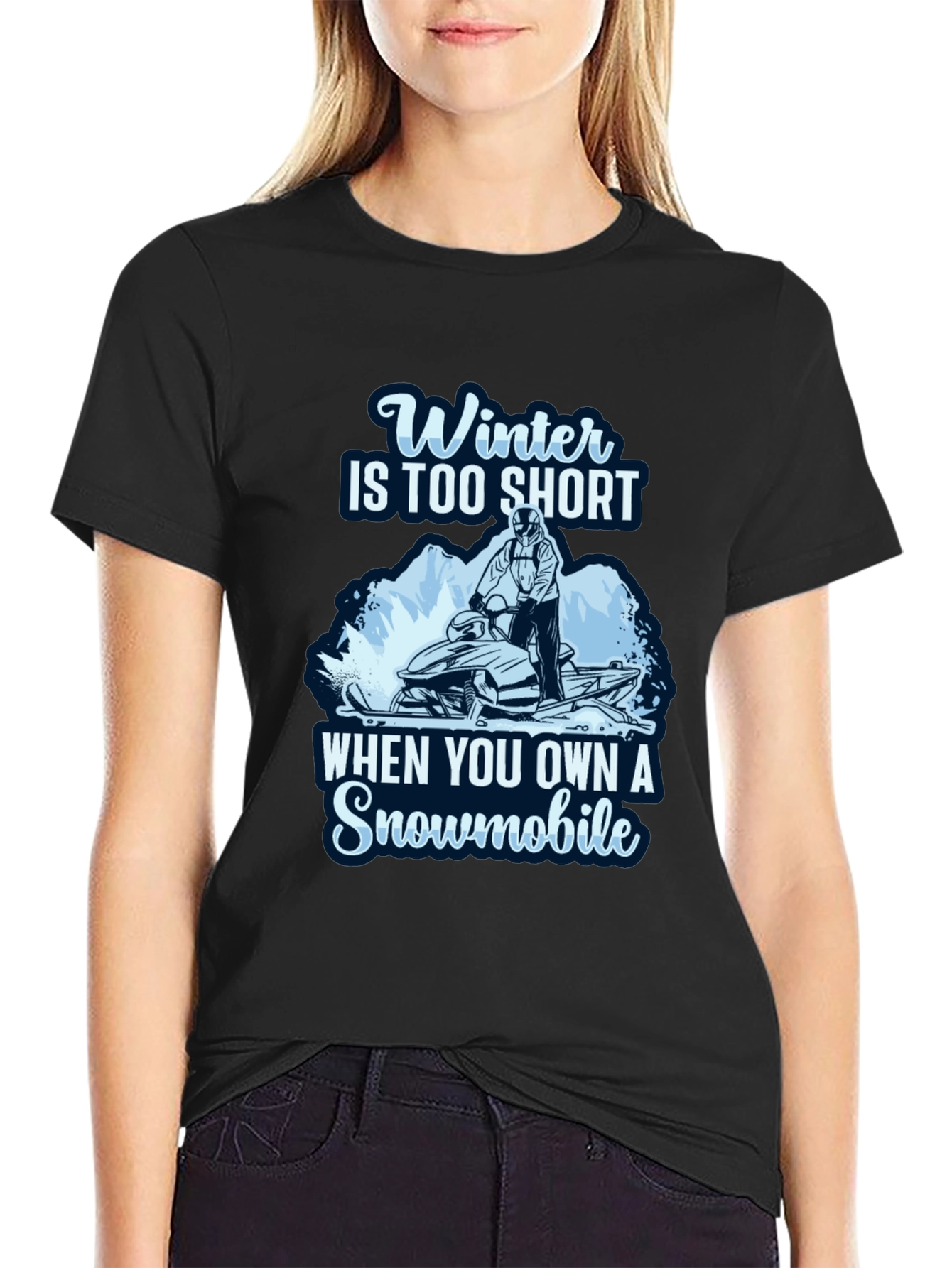 Winter Snowmobile T-Shirt