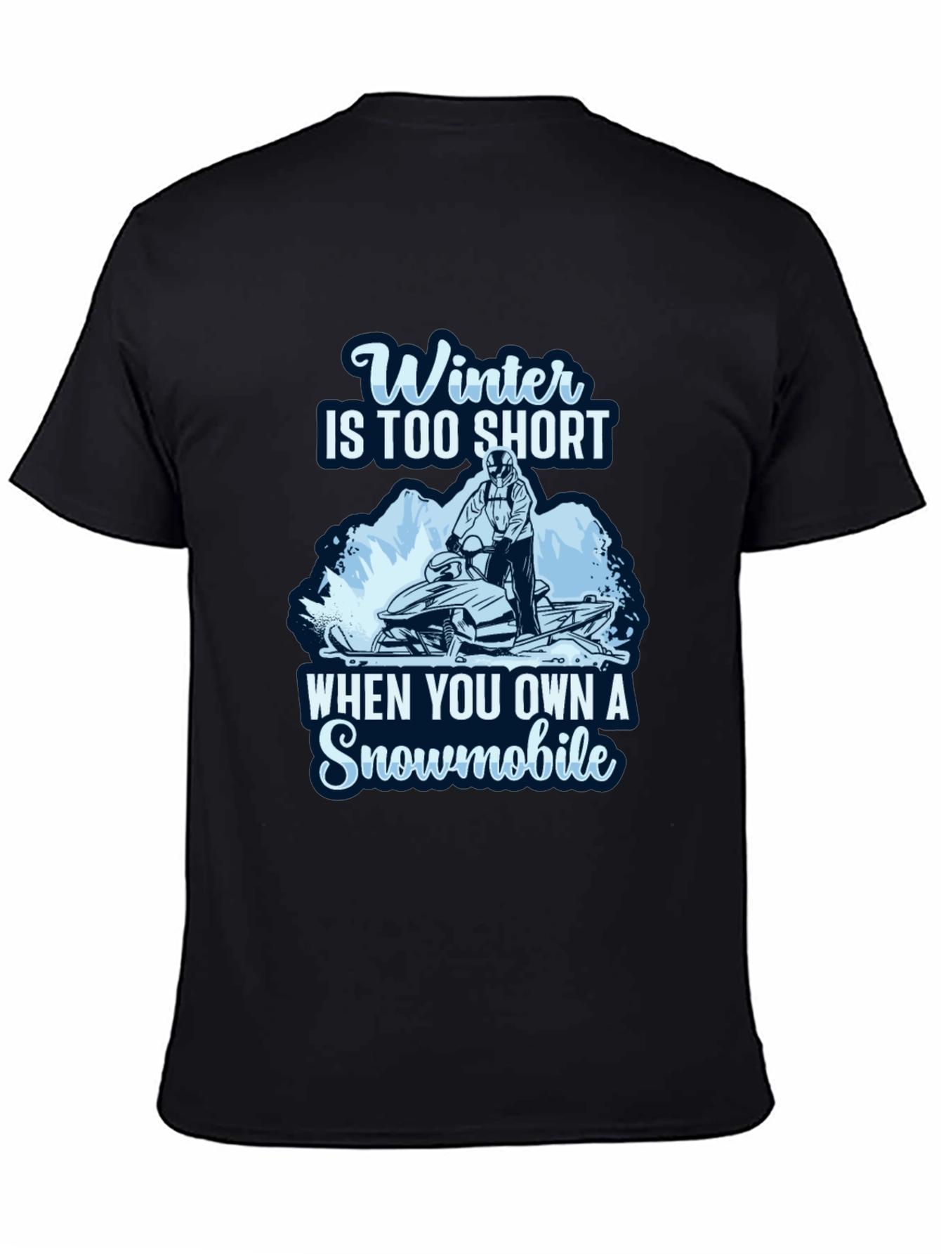 Winter Snowmobile T-Shirt