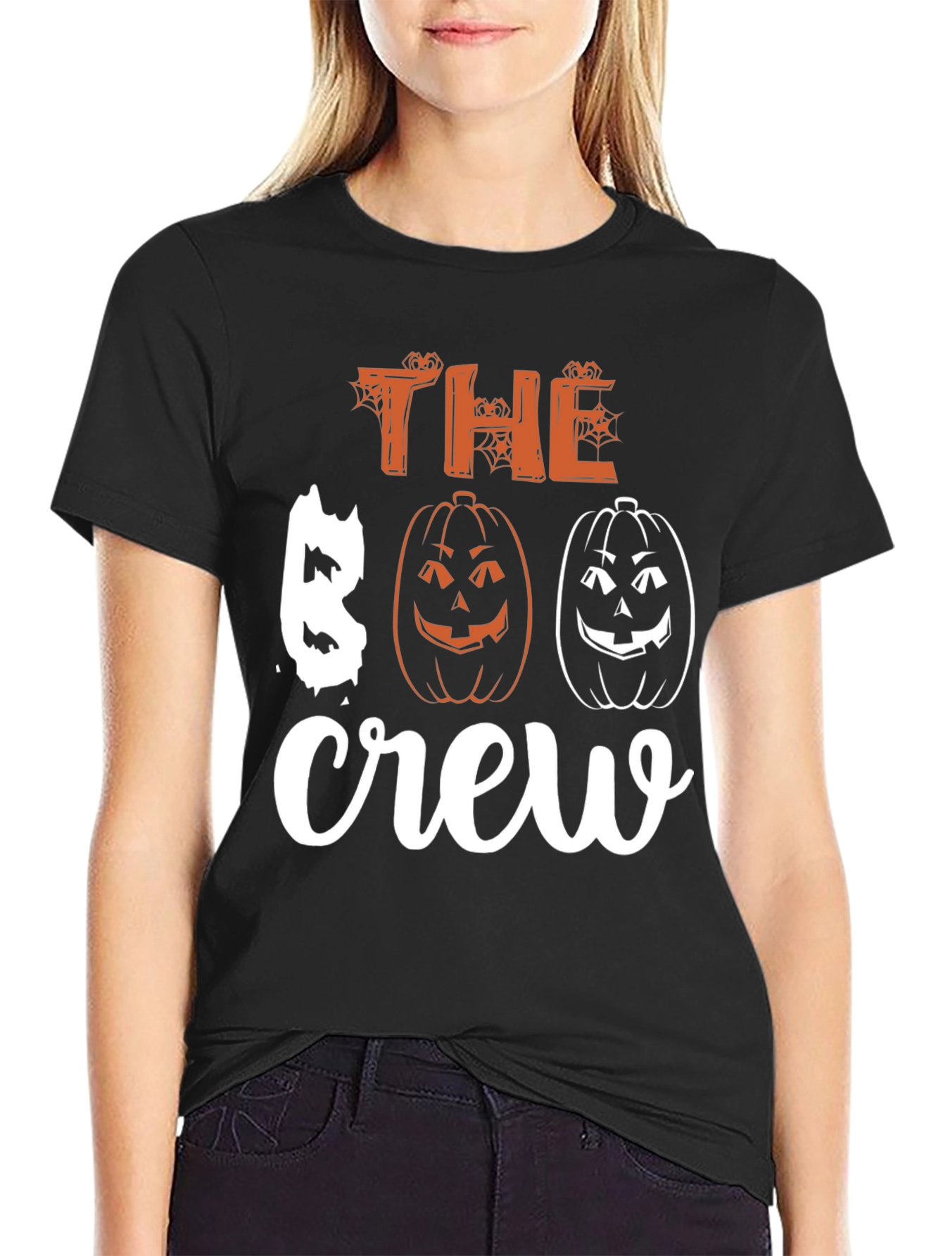 The Boo Crew Halloween Graphic T-Shirt