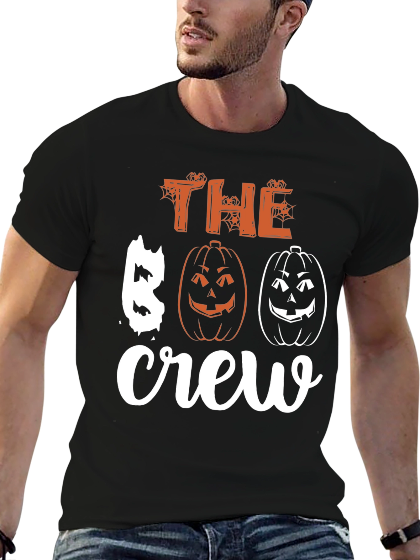 The Boo Crew Halloween Graphic T-Shirt