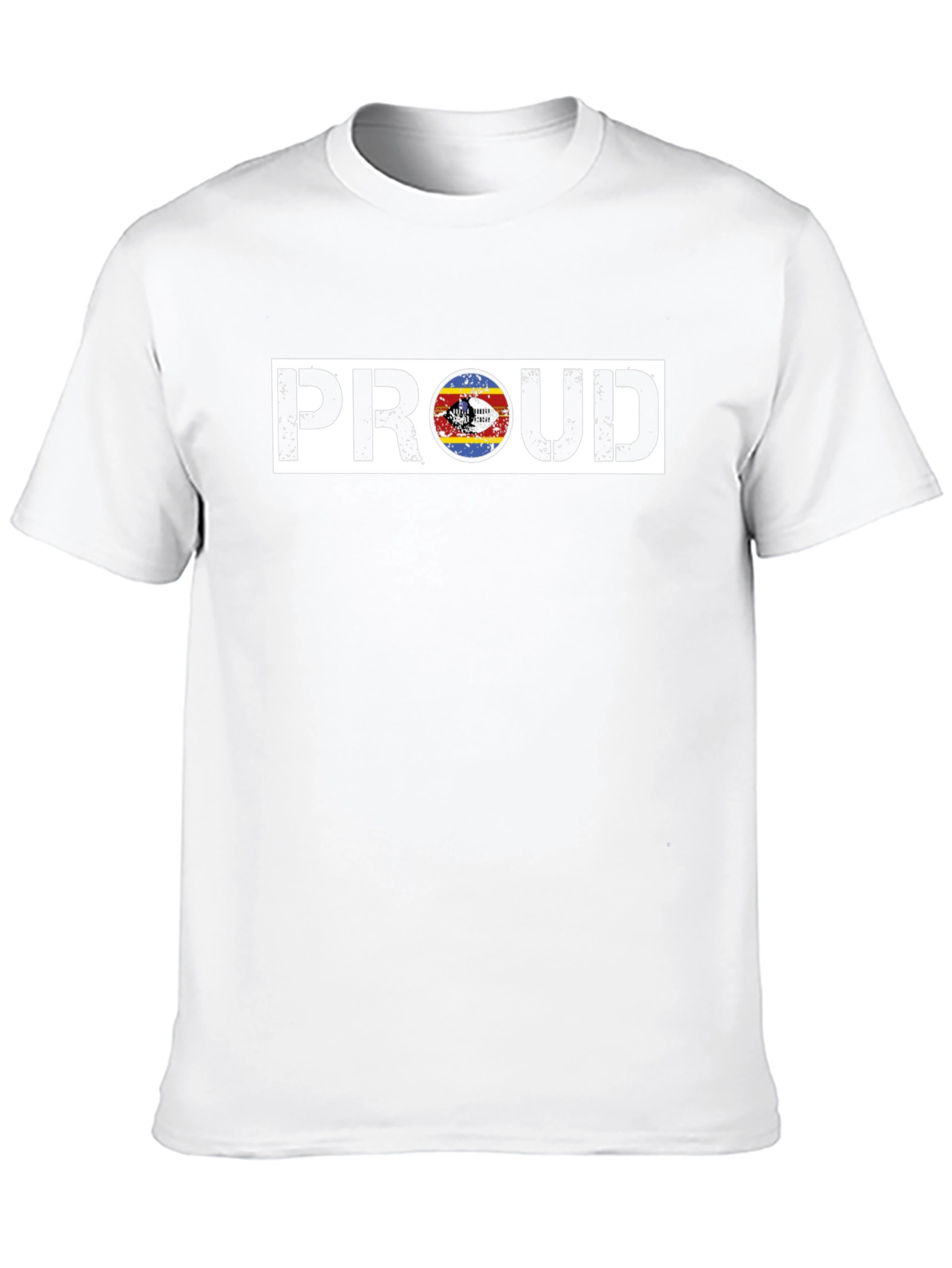 Proud Swaziland Flag Graphic T-Shirt