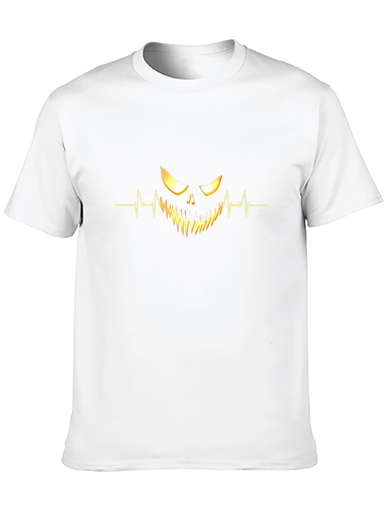 Spooky Heartbeat Graphic Tee - Halloween Shirt