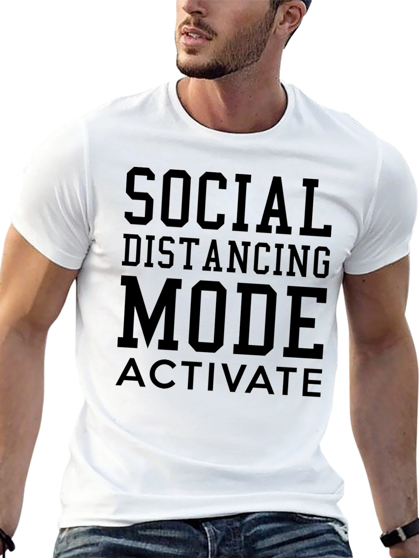 Social Distancing Mode Activated T-Shirt