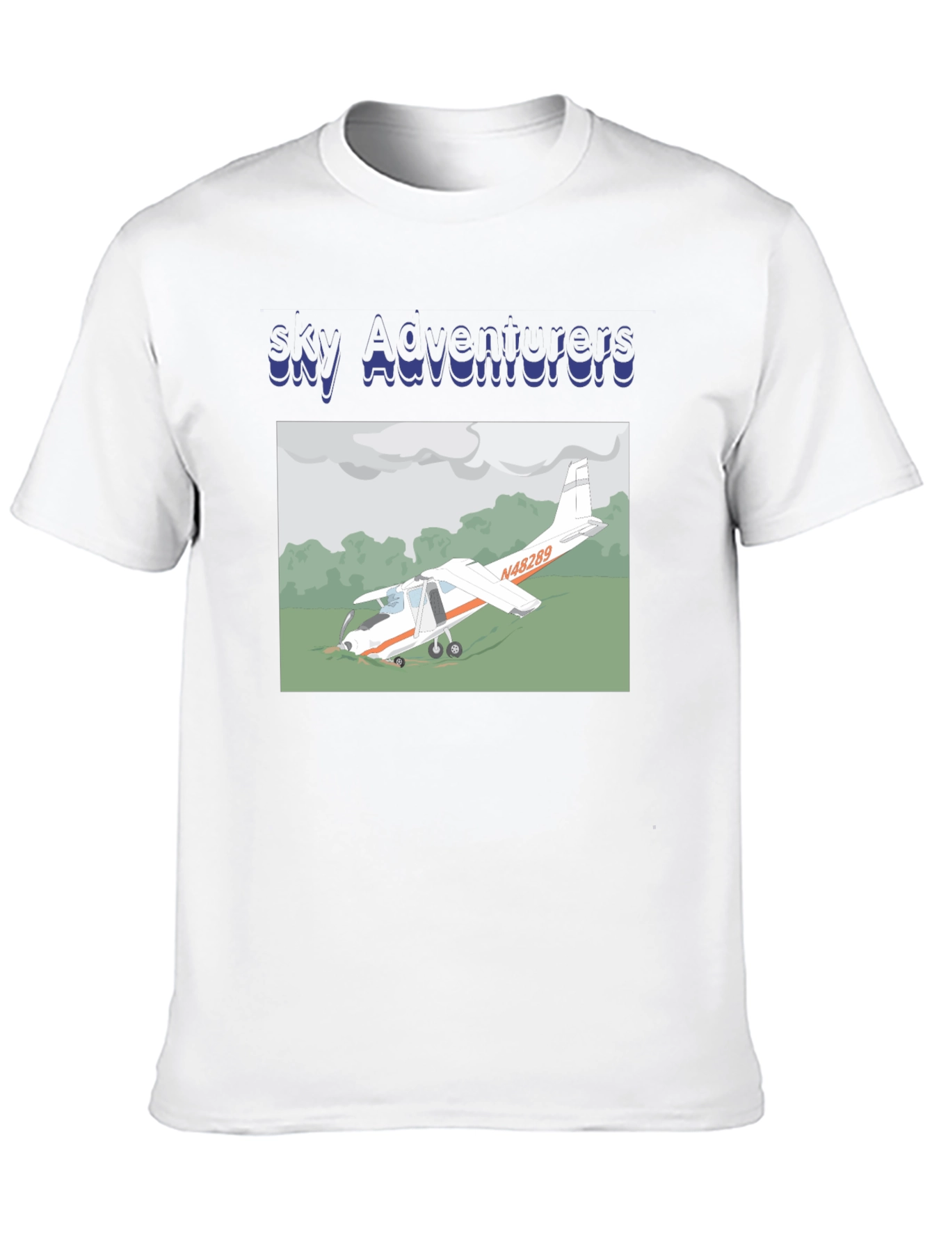 Sky Adventurers Airplane Graphic T-Shirt