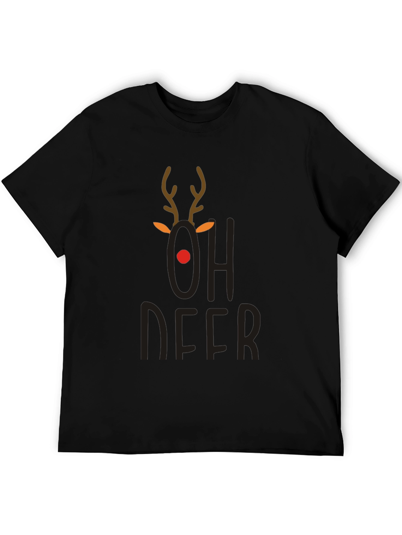 Oh Deer Christmas T-Shirt - Reindeer Graphic Tee