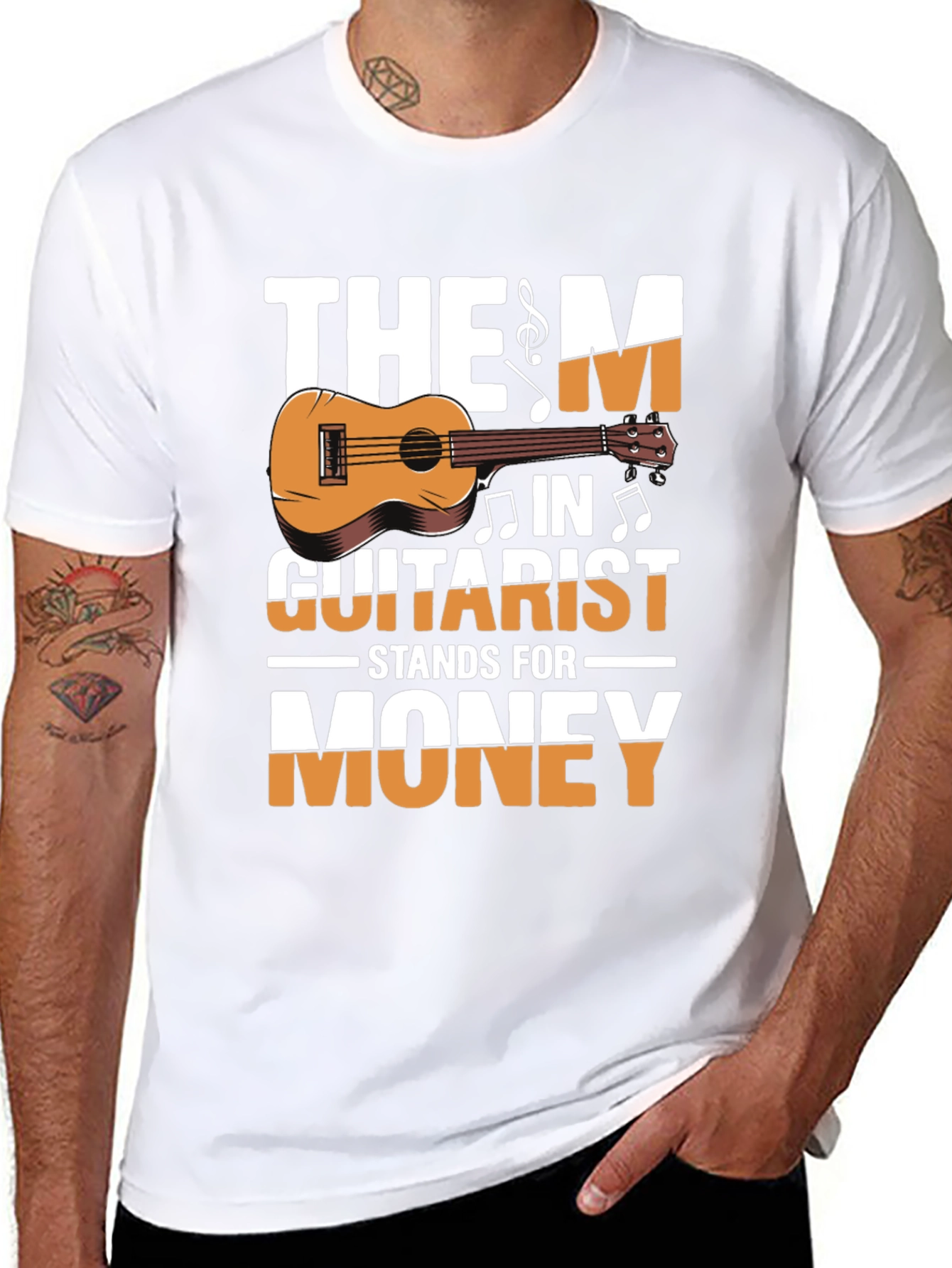 The M in Guitarist Stands for Money T-Shirt