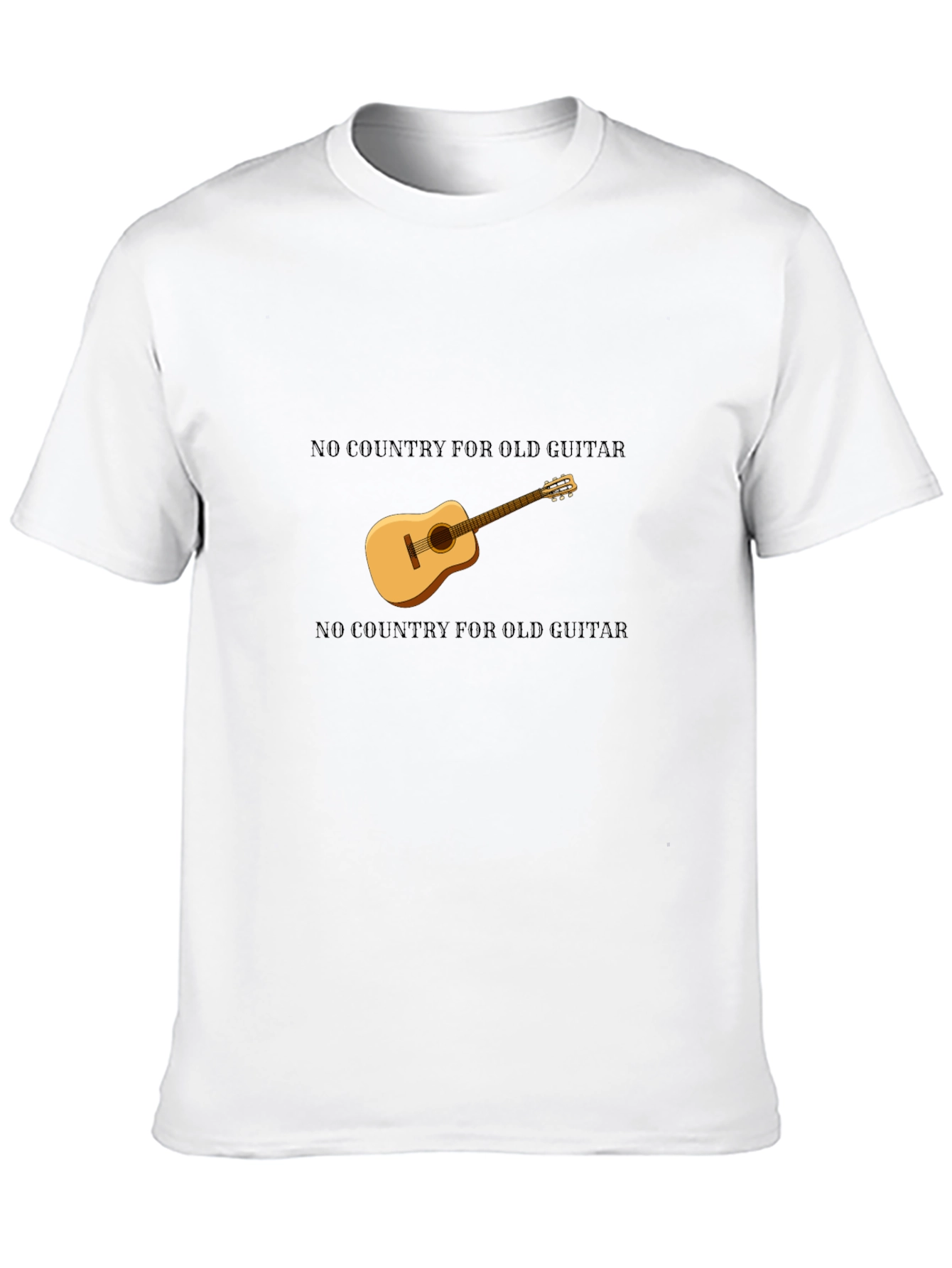 No Country for Old Guitar T-Shirt