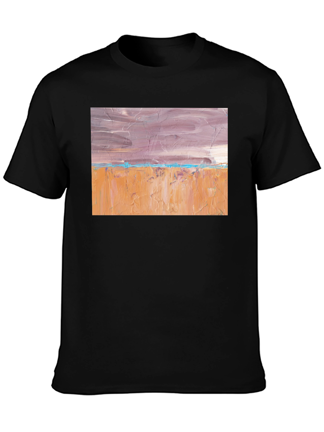 Abstract Landscape Graphic T-Shirt