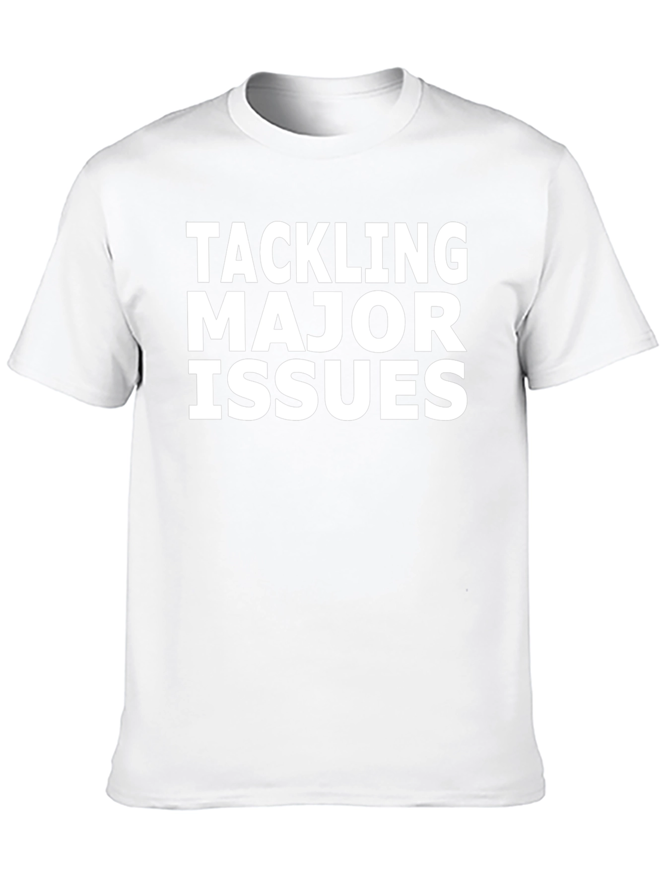 Tackling Major Issues Graphic Tee