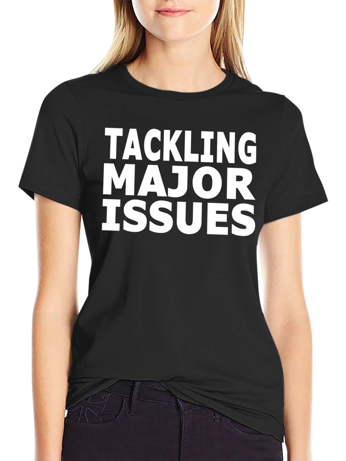 Tackling Major Issues Graphic Tee