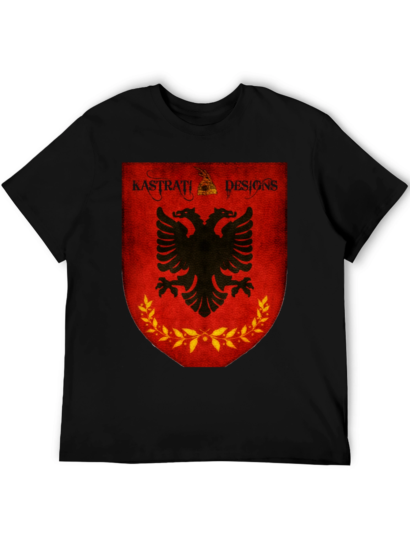 Albanian Eagle Shield Graphic T-Shirt - Kastrati Designs