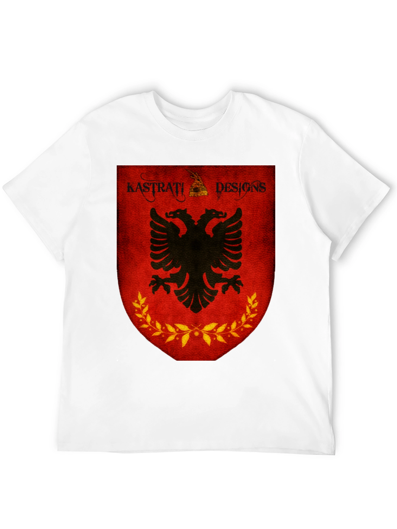 Albanian Eagle Shield Graphic T-Shirt - Kastrati Designs