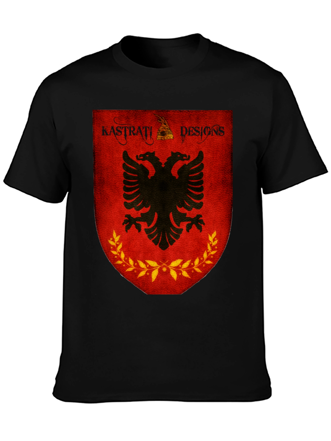 Albanian Eagle Shield Graphic T-Shirt - Kastrati Designs