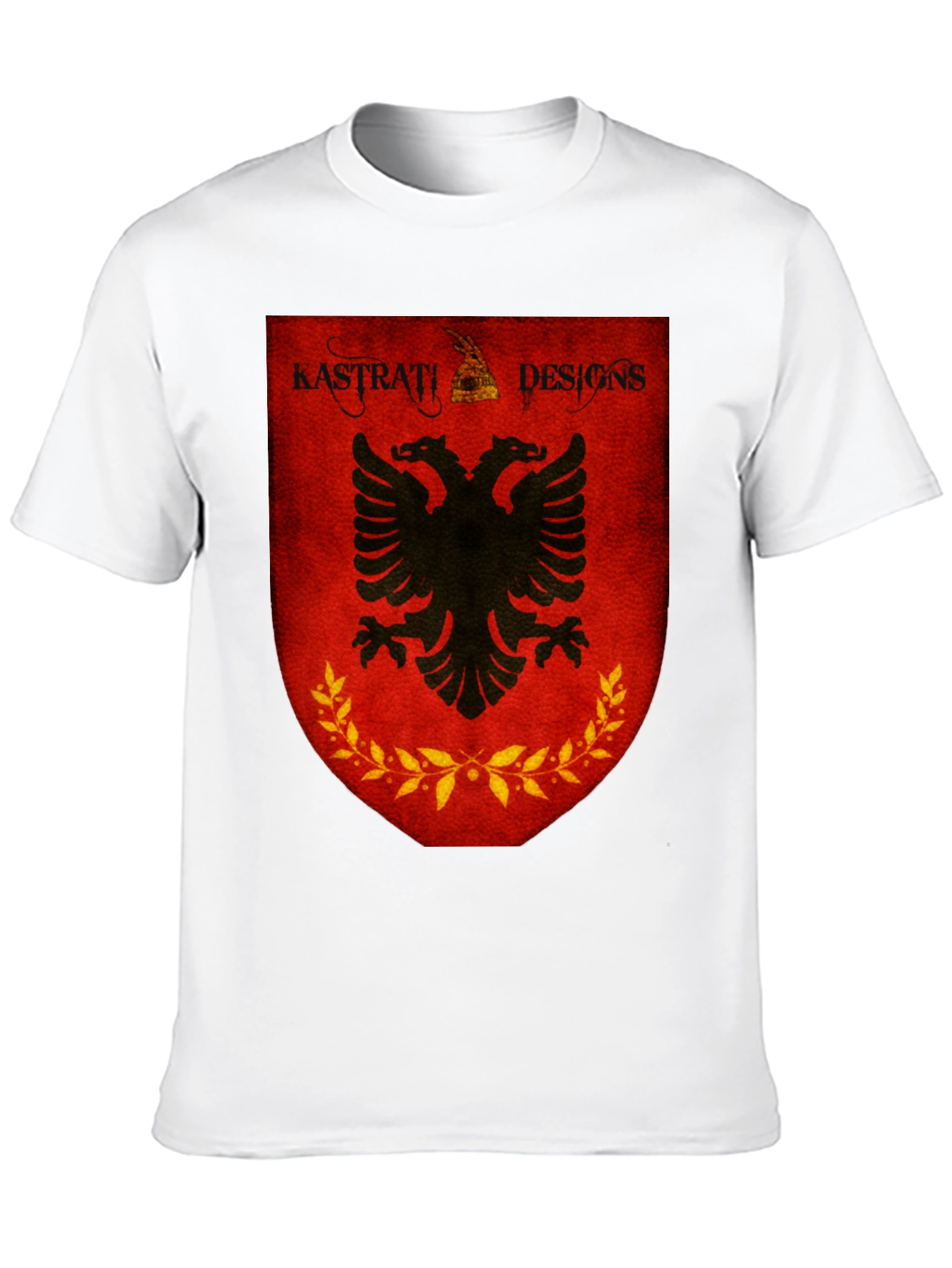 Albanian Eagle Shield Graphic T-Shirt - Kastrati Designs