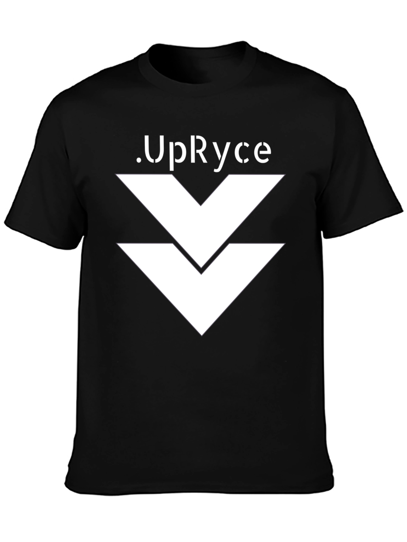 UpRyce Graphic Print Black T-Shirt