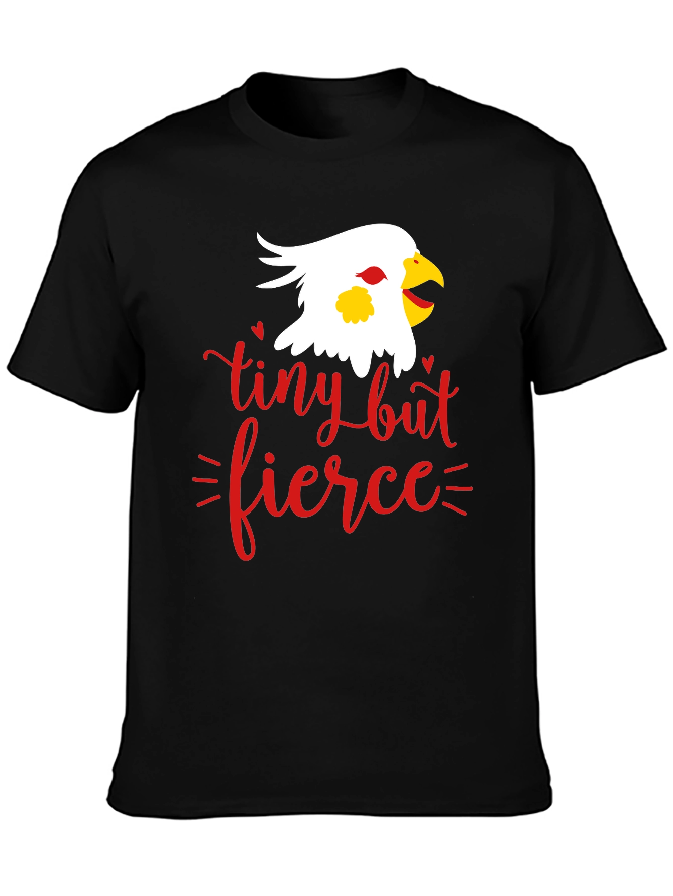 Tiny But Fierce Graphic Tee - Black