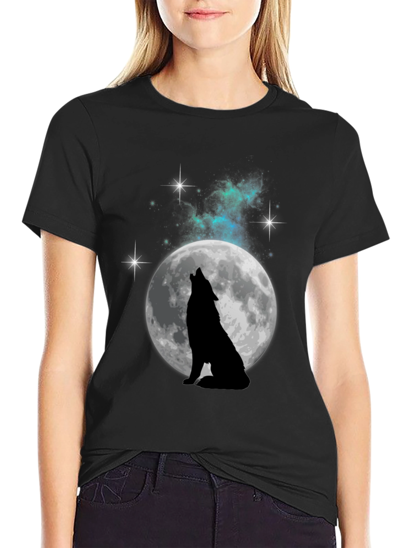 Wolf Moon Graphic T-Shirt