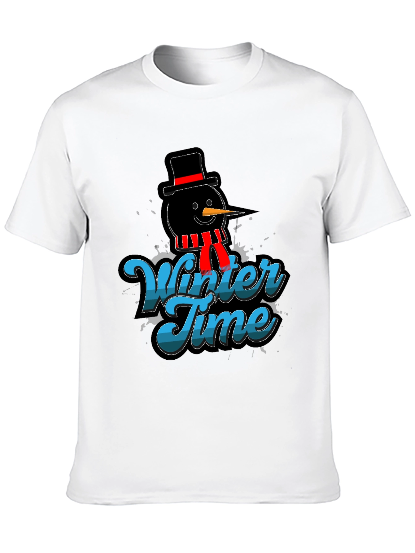 Winter Time Snowman Graphic Tee