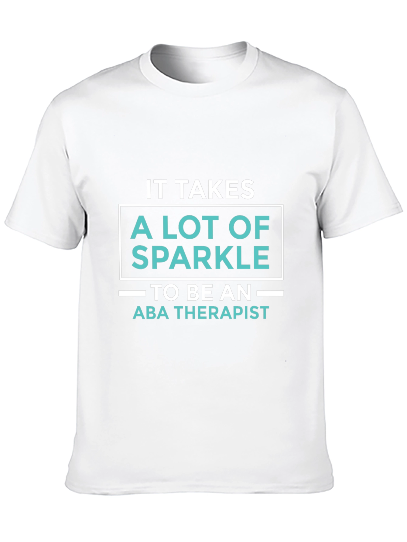 Sparkle ABA Therapist T-Shirt - Black Graphic Tee