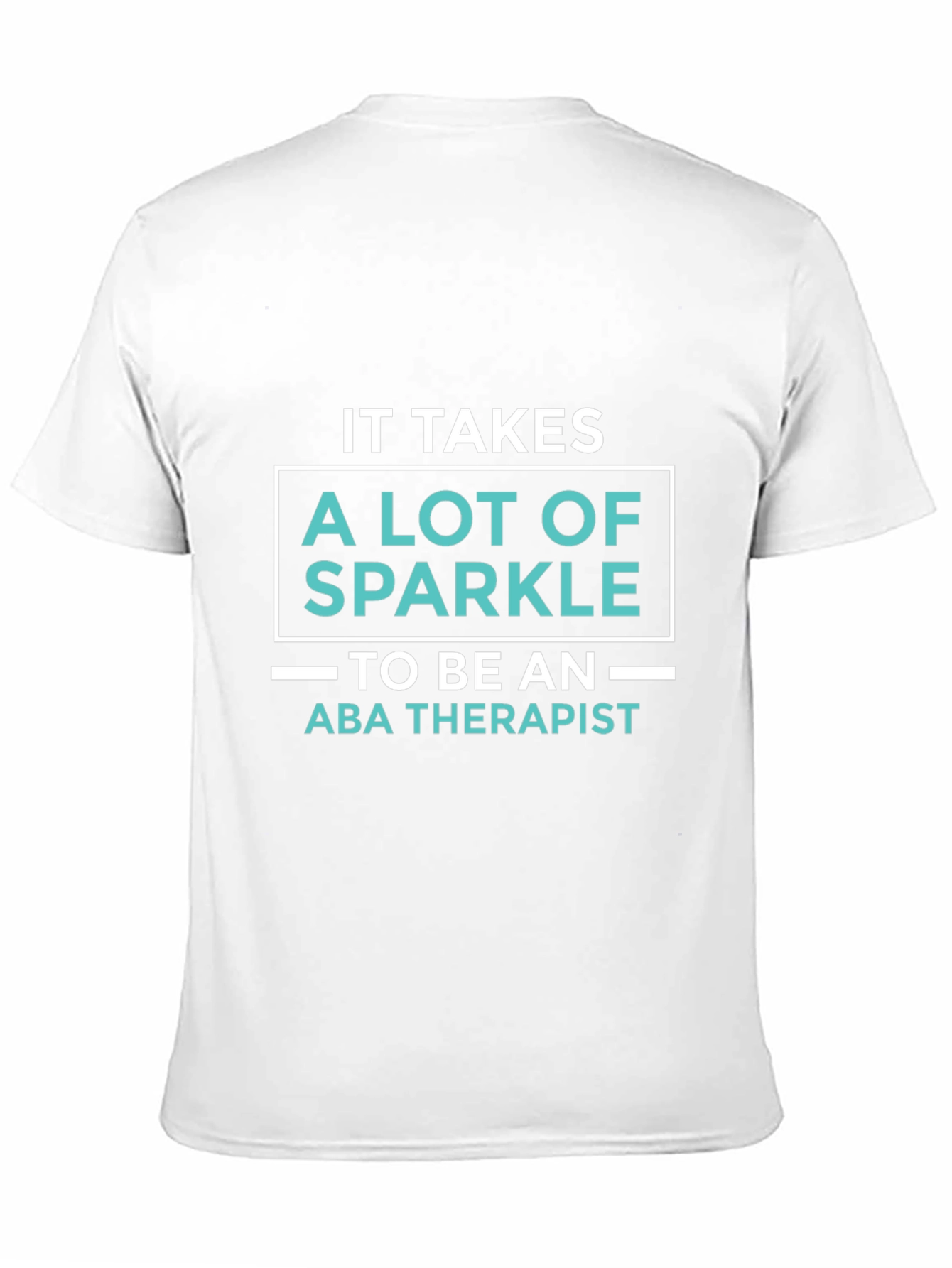 Sparkle ABA Therapist T-Shirt - Black Graphic Tee