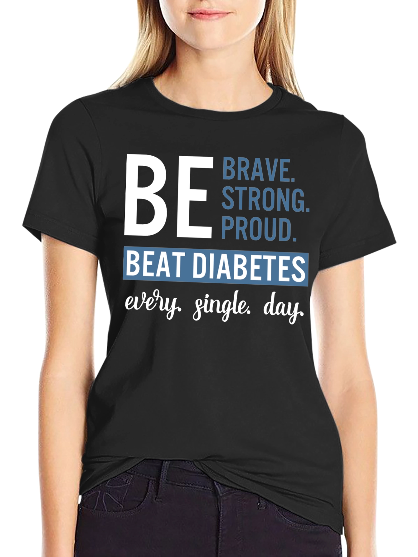 Be Brave Diabetes Awareness T-Shirt