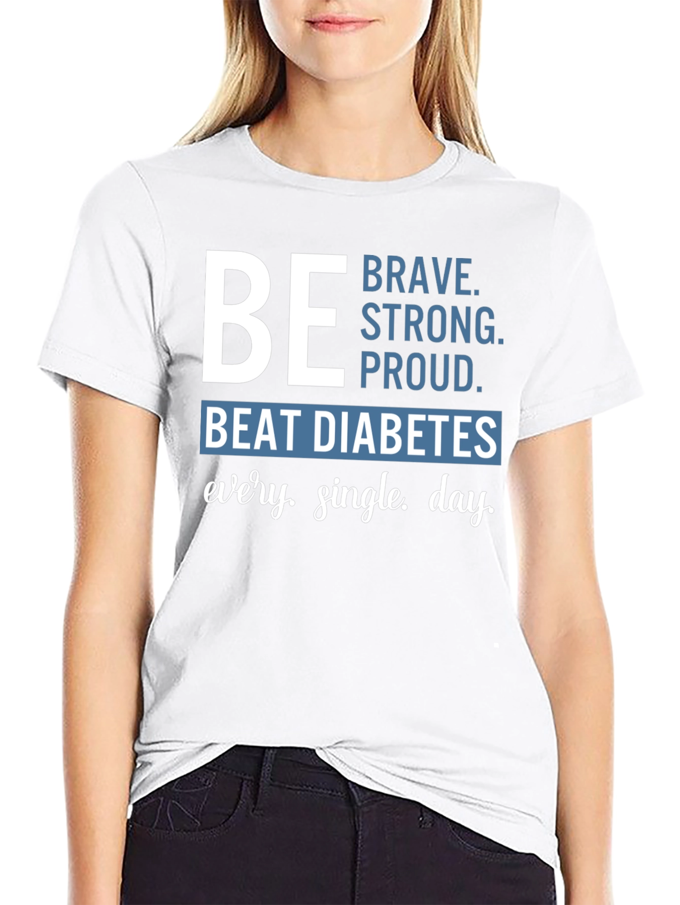 Be Brave Diabetes Awareness T-Shirt