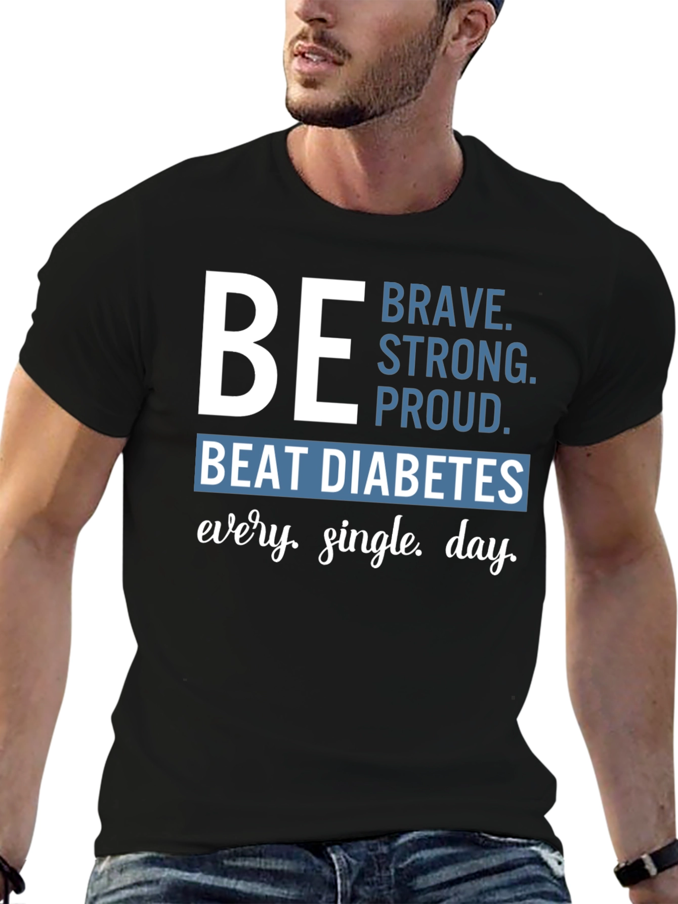 Be Brave Diabetes Awareness T-Shirt
